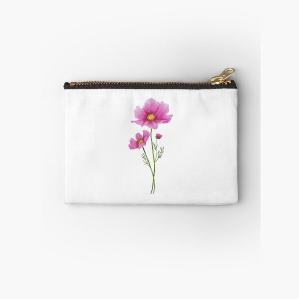 Item preview, Pink cosmos bouquet watercolour floral art  designed and sold by moteemade.