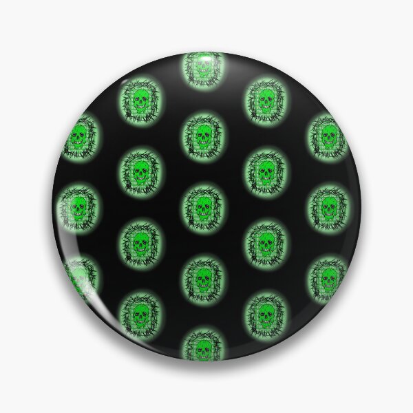 Item preview, Toxic Green Halloween Skull Skeleton Pattern, Made by EndlessEmporium designed and sold by EndlessEmporium.