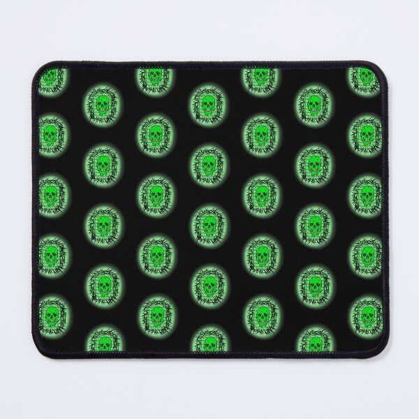 Item preview, Toxic Green Halloween Skull Skeleton Pattern, Made by EndlessEmporium designed and sold by EndlessEmporium.