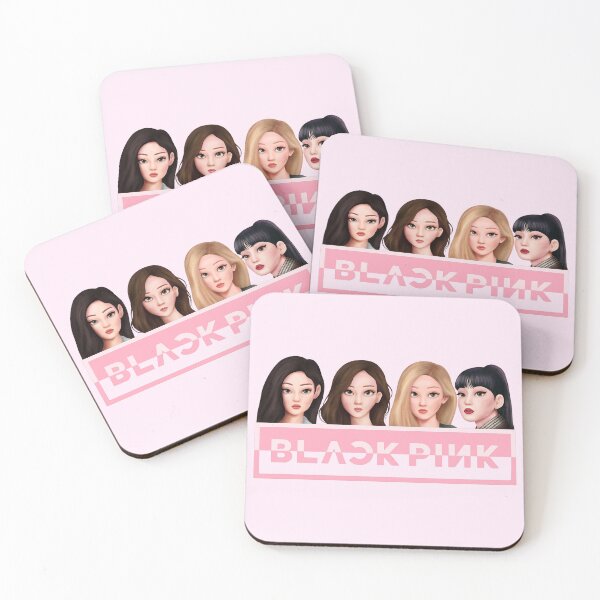 Item preview, Blackpink cartoon designed and sold by Pop Cult Peaks.