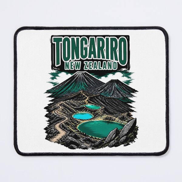 Item preview, Tongariro New Zealand Vintage Travel Tourism designed and sold by TravelersGems.