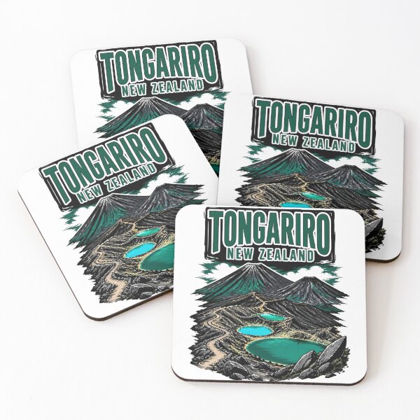 Item preview, Tongariro New Zealand Vintage Travel Tourism designed and sold by TravelersGems.