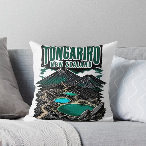 Item preview, Tongariro New Zealand Vintage Travel Tourism designed and sold by TravelersGems.