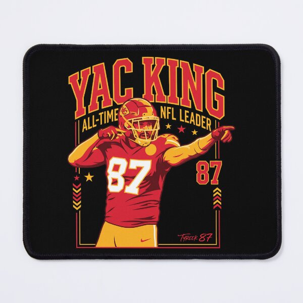 Item preview, Kansas City Chiefs - Travis Kelce - YAC King - All Time NFL Leader designed and sold by ElizaErger.