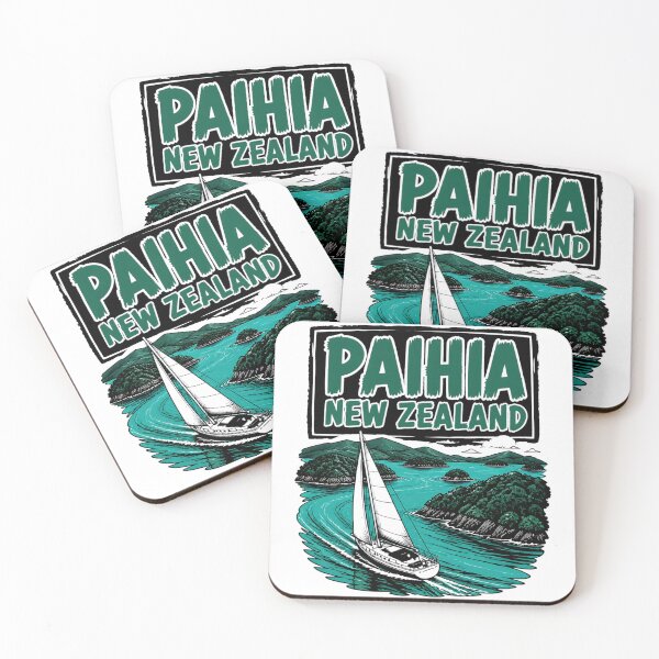 Item preview, Paihia New Zealand Vintage Travel Tourism designed and sold by TravelersGems.