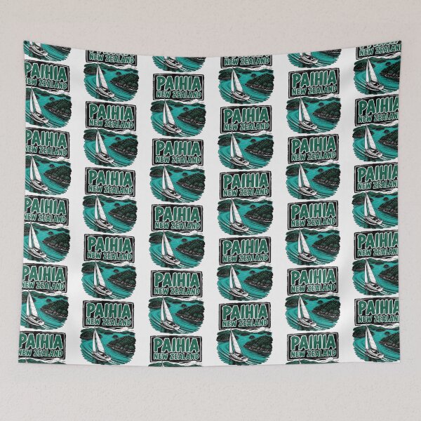 Item preview, Paihia New Zealand Vintage Travel Tourism designed and sold by TravelersGems.