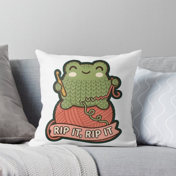 Item preview, Rip It Rip It Frogging Crochet Frog designed and sold by BellaPNG.