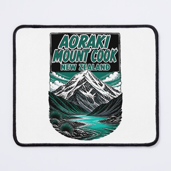 Item preview, Aoraki Mount Cook New Zealand Vintage Travel designed and sold by TravelersGems.