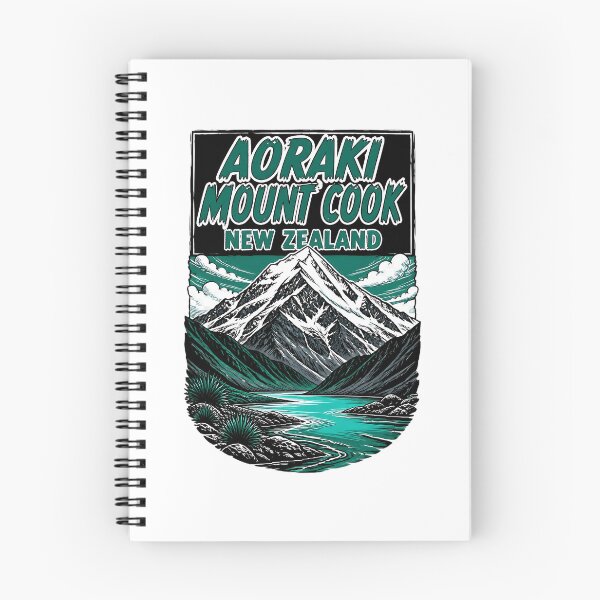 Item preview, Aoraki Mount Cook New Zealand Vintage Travel designed and sold by TravelersGems.