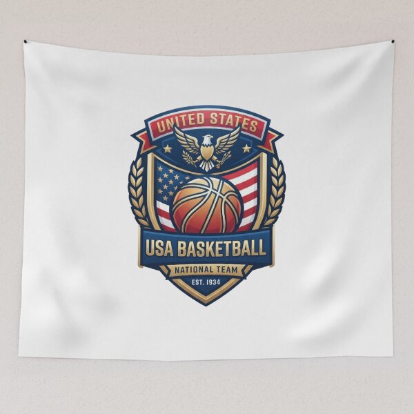 Item preview, USA Basketball National Team Vintage American Crest designed and sold by BlasiseDS.