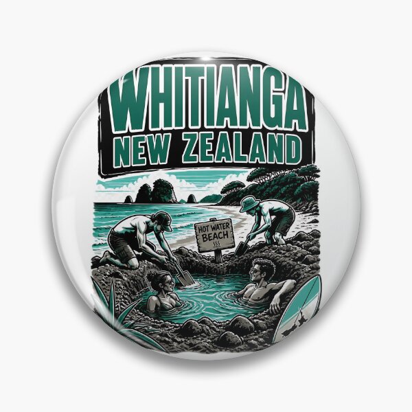 Item preview, Whitianga New Zealand Vintage Travel Tourism designed and sold by TravelersGems.