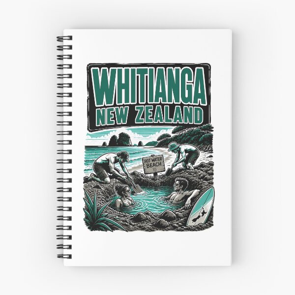 Item preview, Whitianga New Zealand Vintage Travel Tourism designed and sold by TravelersGems.