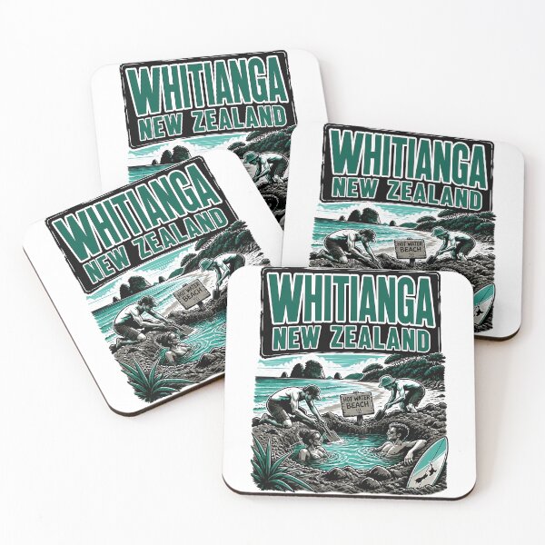Item preview, Whitianga New Zealand Vintage Travel Tourism designed and sold by TravelersGems.
