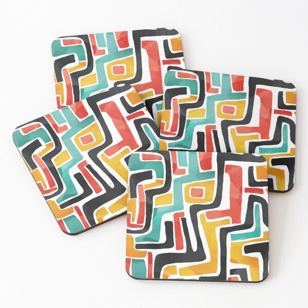 Item preview, Abstract Colorful Maze Tribal Seamless Pattern Vector designed and sold by PIXeez⭐️⭐️⭐️⭐️⭐️.