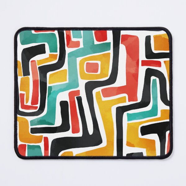 Item preview, Abstract Colorful Maze Tribal Seamless Pattern Vector designed and sold by PIXeez⭐️⭐️⭐️⭐️⭐️.