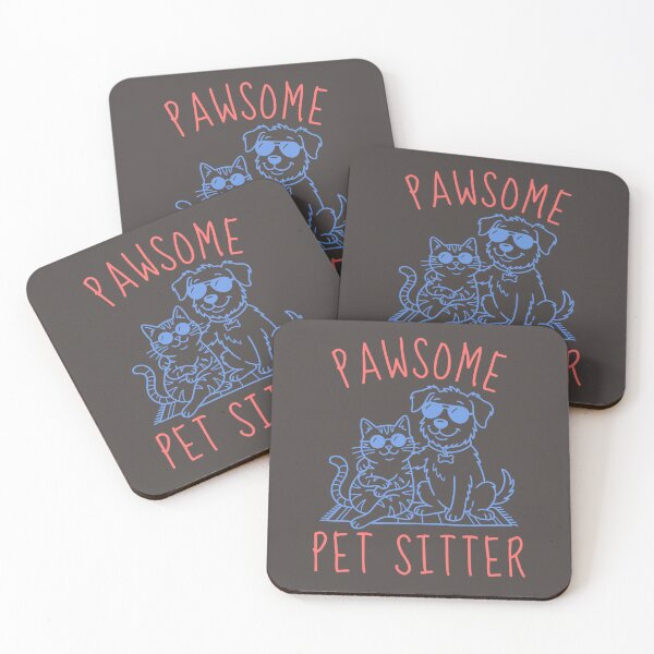 Item preview,  Pawsome Pet Sitter, Cat dog Nanny, Gift for Pet Sitter, Love Cats Dogs Animals designed and sold by Forevermore.