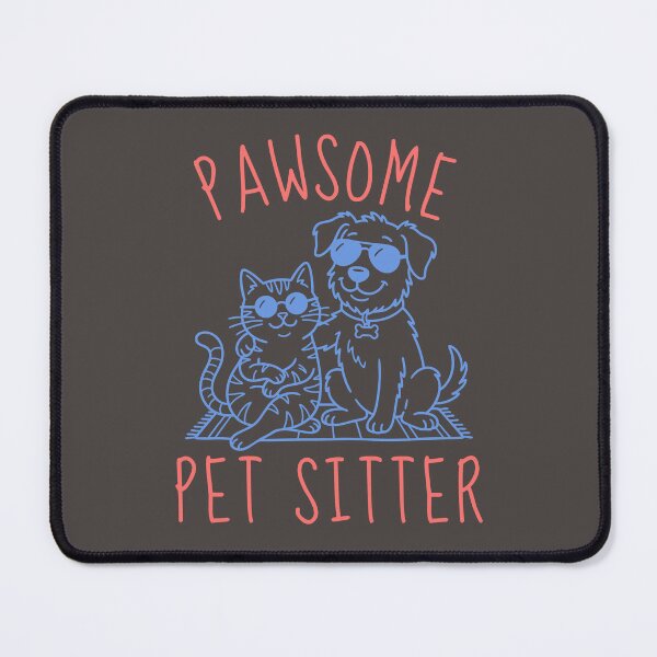 Item preview, Pawsome Pet Sitter, Cat dog Nanny, Gift for Pet Sitter, Love Cats Dogs Animals designed and sold by Forevermore.