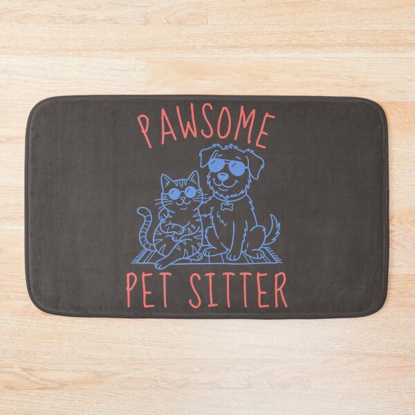 Item preview,  Pawsome Pet Sitter, Cat dog Nanny, Gift for Pet Sitter, Love Cats Dogs Animals designed and sold by Forevermore.