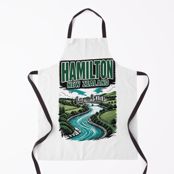 Item preview, Hamilton New Zealand Vintage Travel Tourism designed and sold by TravelersGems.