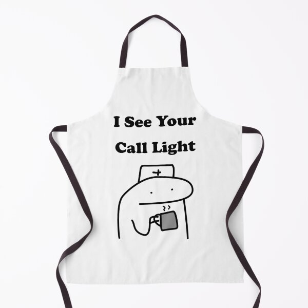 Item preview, I See Your Call Light Funny Nurse Flork Meme designed and sold by darkskinbender.