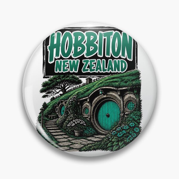 Item preview, Hobbiton New Zealand Vintage Travel Tourism designed and sold by TravelersGems.
