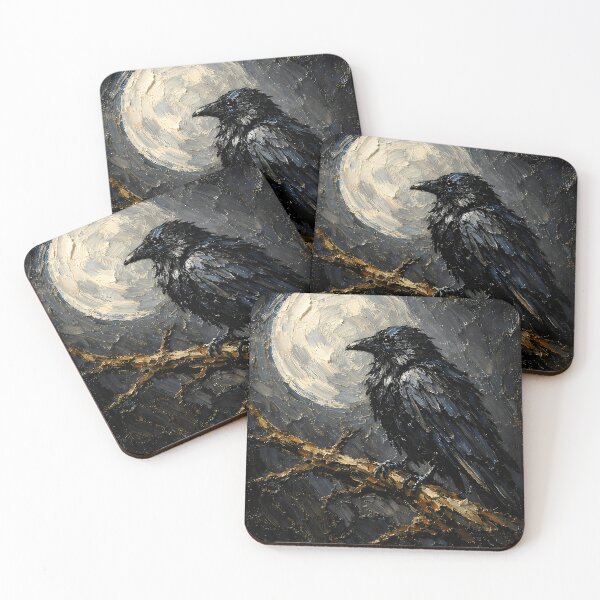Item preview, Raven in Impasto designed and sold by ttrimm.