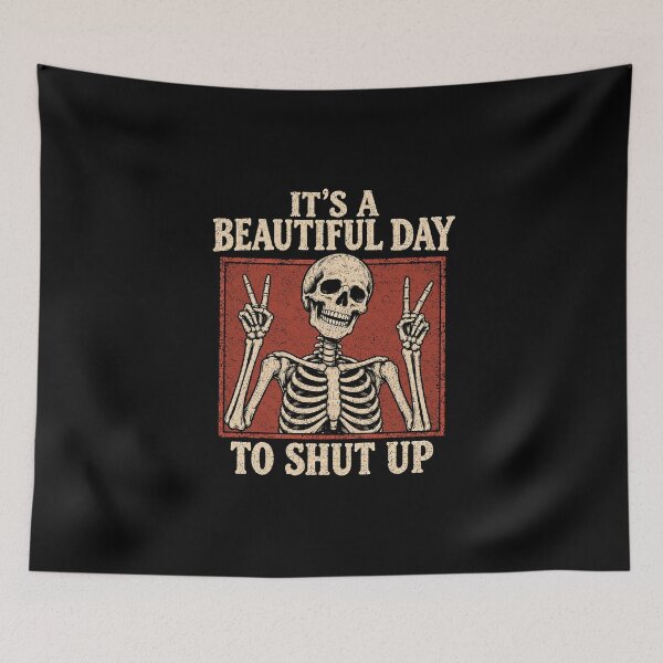 Item preview, It's a Beautiful Day to Shut Up designed and sold by DemureArtsy.