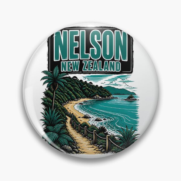 Item preview, Nelson New Zealand Vintage Travel Tourism designed and sold by TravelersGems.