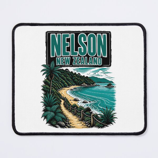 Item preview, Nelson New Zealand Vintage Travel Tourism designed and sold by TravelersGems.