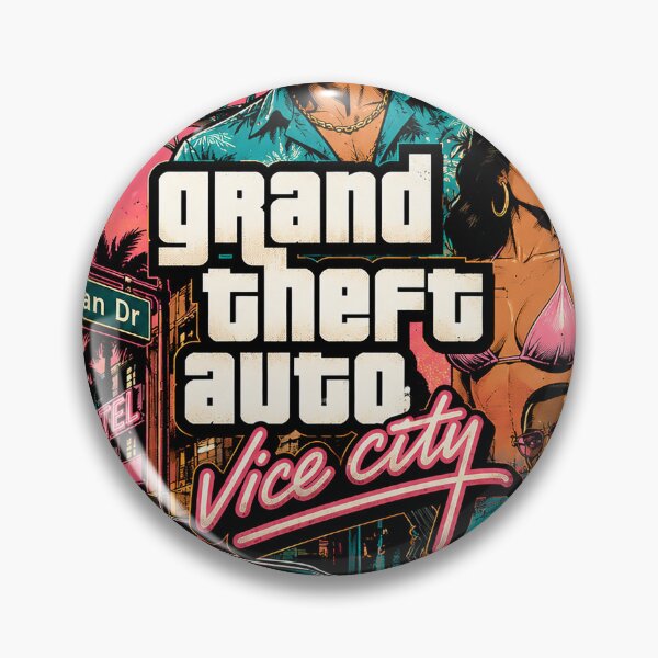 Item preview, GTA Vice City Retro Miami designed and sold by Endgameco.