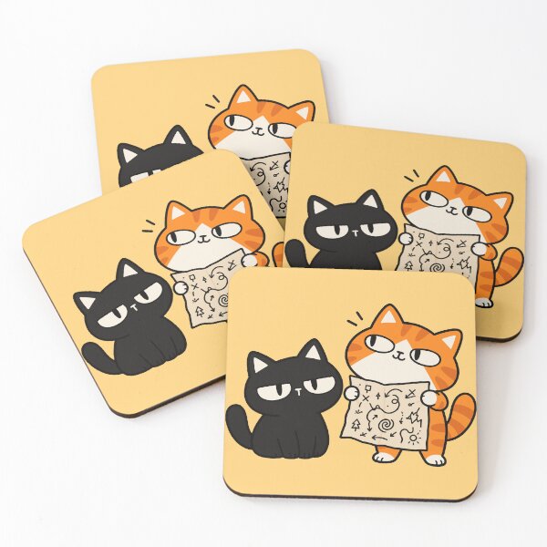 Item preview, Cute Cat Adventure Treasure Map designed and sold by MewMade.