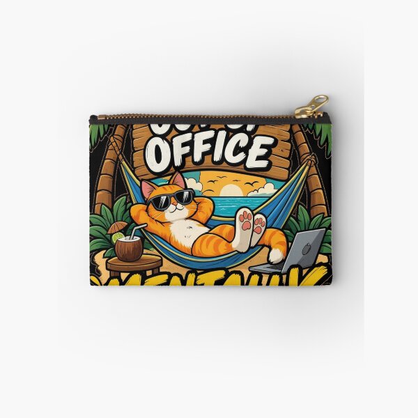 Item preview, Mentally Out Of Office Cat | Funny Vacation & Corporate Humor designed and sold by Corpoheroes.