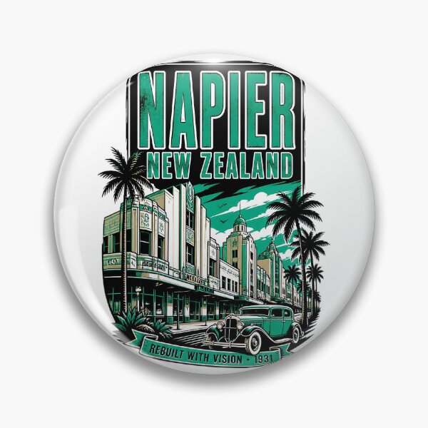 Item preview, Napier New Zealand Vintage Travel Tourism designed and sold by TravelersGems.