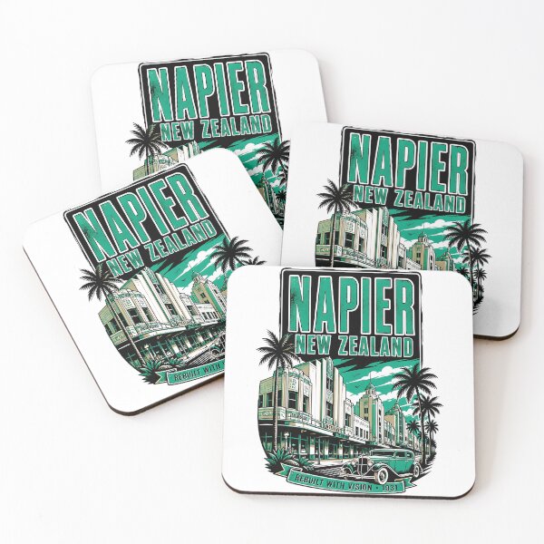 Item preview, Napier New Zealand Vintage Travel Tourism designed and sold by TravelersGems.
