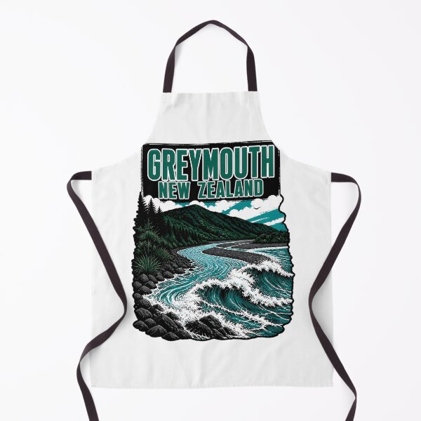 Item preview, Greymouth New Zealand Vintage Travel Tourism designed and sold by TravelersGems.