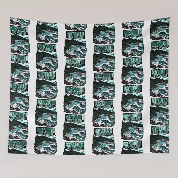 Item preview, Greymouth New Zealand Vintage Travel Tourism designed and sold by TravelersGems.