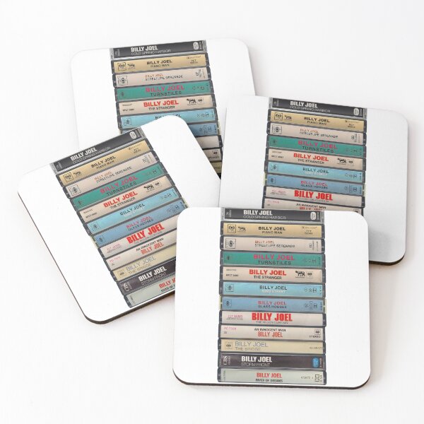 Item preview, Billy Joel - Studio Albums -  Vintage Cassette Print designed and sold by Mr Mustard Prints.