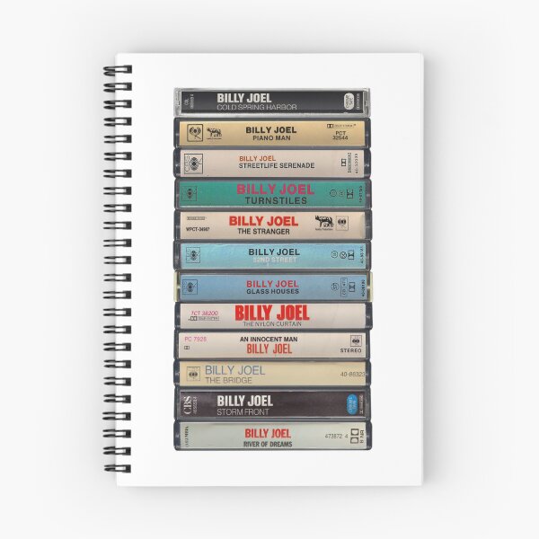 Item preview, Billy Joel - Studio Albums -  Vintage Cassette Print designed and sold by Mr Mustard Prints.