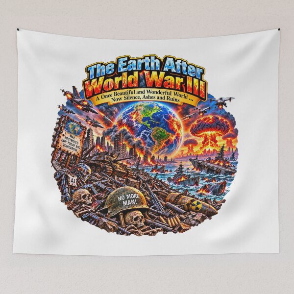 Item preview, The Earth After World War III designed and sold by New Wave Artworks & Odds &Ends.
