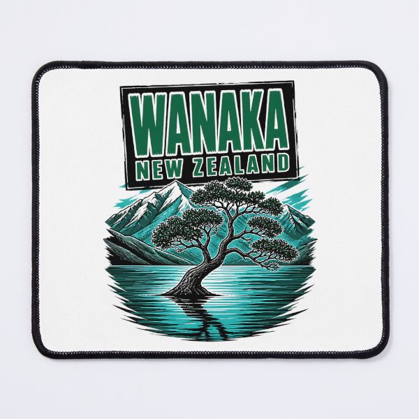 Item preview, Wanaka New Zealand Vintage Travel Tourism designed and sold by TravelersGems.