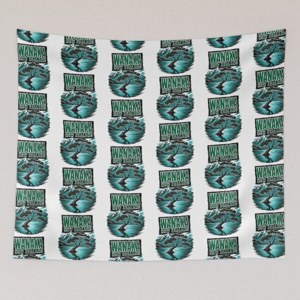 Item preview, Wanaka New Zealand Vintage Travel Tourism designed and sold by TravelersGems.