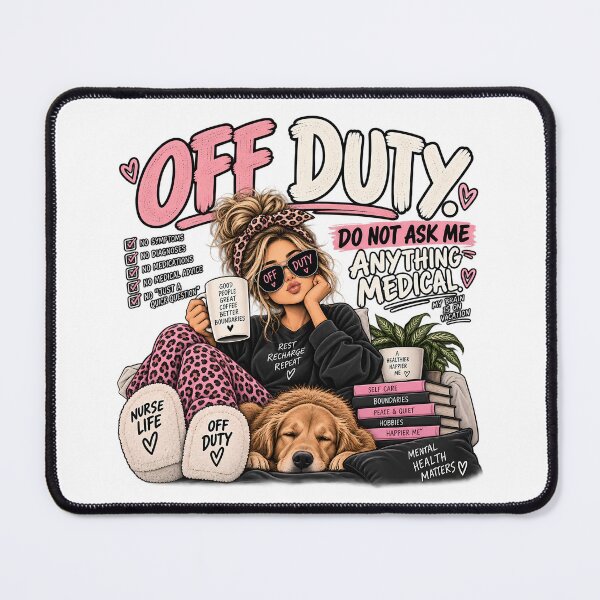 Item preview, Off Duty Nurse Do Not Ask Me Anything Medical Funny Nursing designed and sold by Fragy72.