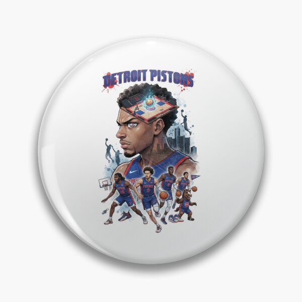 Item preview, Detroit Basketball Team Surreal Mind Game Graphic Art    designed and sold by BlasiseDS.