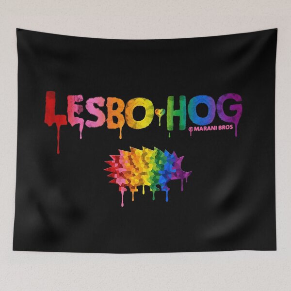 Item preview, LESBO-HOG Color Merch designed and sold by ChainsawsShop.