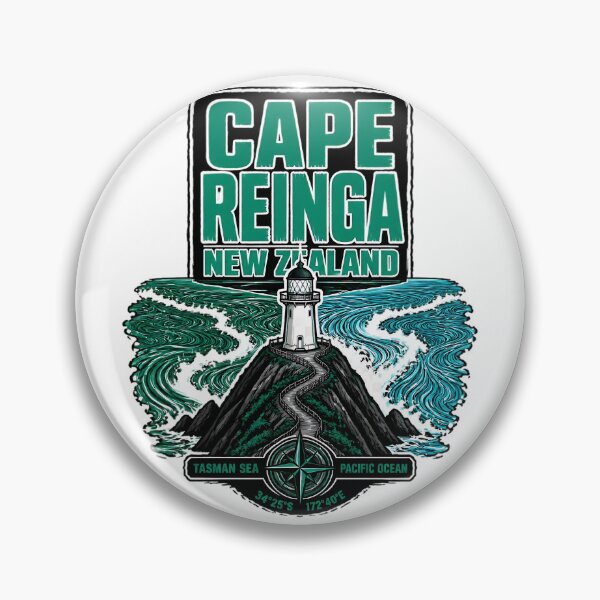Item preview, Cape Reinga New Zealand Vintage Travel Tourism designed and sold by TravelersGems.