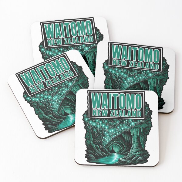 Item preview, Waitomo New Zealand Vintage Travel Tourism designed and sold by TravelersGems.