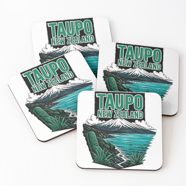 Item preview, Taupo New Zealand Vintage Travel Tourism designed and sold by TravelersGems.