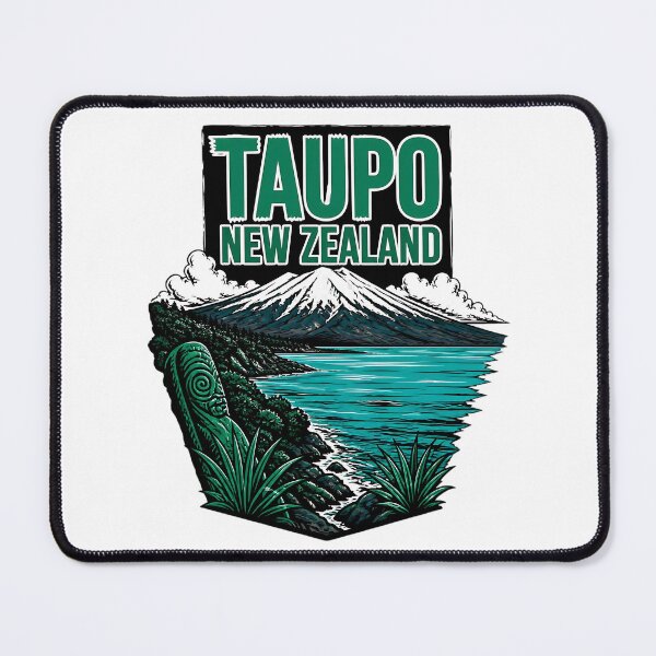 Item preview, Taupo New Zealand Vintage Travel Tourism designed and sold by TravelersGems.