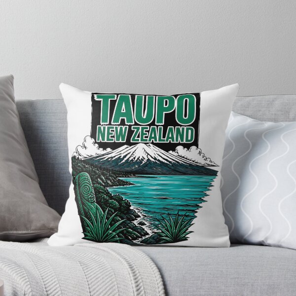 Item preview, Taupo New Zealand Vintage Travel Tourism designed and sold by TravelersGems.