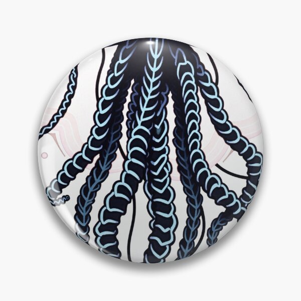 Item preview, Neon Jellyfish & Synthwave Patterns Tattoo Flash designed and sold by Qubivibe.